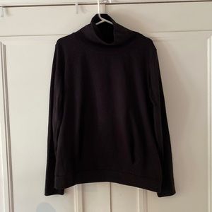 Alo yoga turtleneck sweatshirt, sz L, black